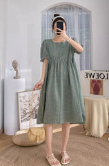 Yujin Green Plaid Doll Dress