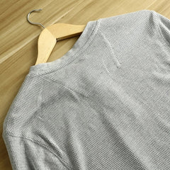 Jimin Ash Half-Button Tee