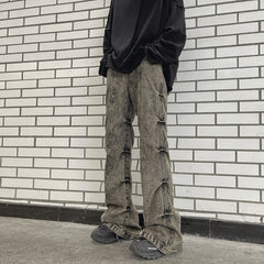 Jake Ash Pleated Side Jeans