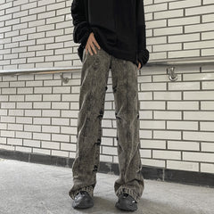 Jake Ash Pleated Side Jeans