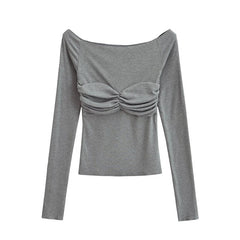 Lisa Ruched Off-Shoulder Top