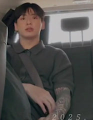 Jungkook Ash Short-Sleeve Knit Shirt