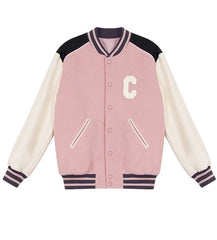 Hueningkai Leather Baseball Jacket