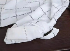 Hyunjin Letter Print Long Shirt