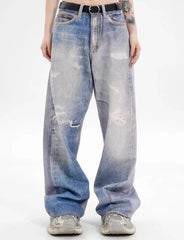 J-Hope Faded Distressed Jeans