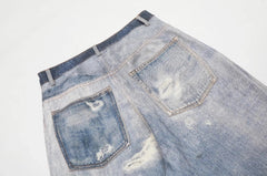 J-Hope Faded Distressed Jeans