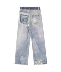 J-Hope Faded Distressed Jeans