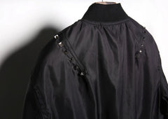 J-Hope Noir Studded Bomber Jacket