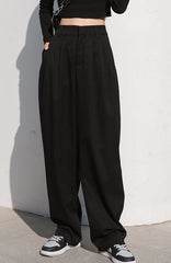 Jay Noir Wide-Leg Pants