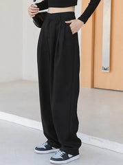 Jay Noir Wide-Leg Pants