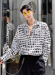 Jay White Heart Pattern Shirt