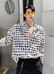 Jay White Heart Pattern Shirt
