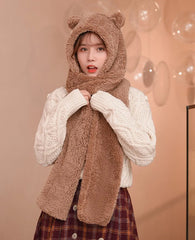 Jennie Bear Ears Scarf Hat