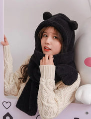 Jennie Bear Ears Scarf Hat