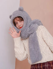 Jennie Bear Ears Scarf Hat