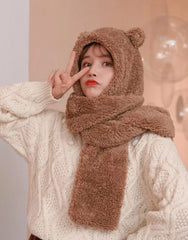Jennie Bear Ears Scarf Hat