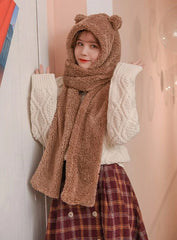 Jennie Bear Ears Scarf Hat