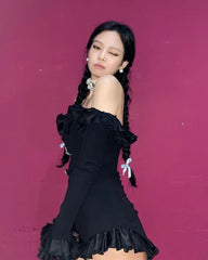 Jennie Ruffled Mini Jumpsuit