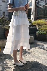 Jennie Tri-Layered Ruffle Skirt
