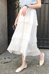 Jennie Tri-Layered Ruffle Skirt