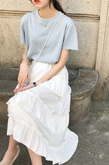 Jennie Tri-Layered Ruffle Skirt