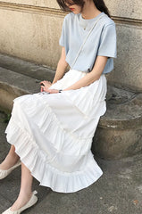 Jennie Tri-Layered Ruffle Skirt