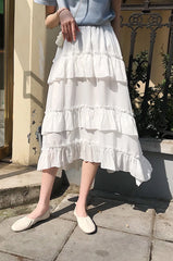 Jennie Tri-Layered Ruffle Skirt