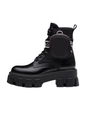 Jimin Combat Boots with Strap Pocket