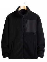 Jimin Lamb Wool Hooded Jacket