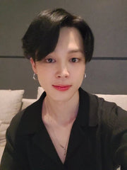 Jimin Silver Circle Knot Earrings