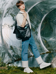Jin Blue Folded-Hem Denim Jeans