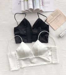Jisoo Silk Crop Top