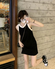Jisoo Minimalist Trapeze Dress