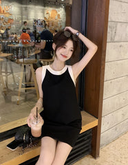 Jisoo Minimalist Trapeze Dress