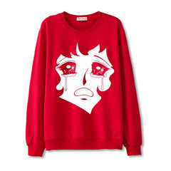 Jisoo Crying Anime Sweatshirt