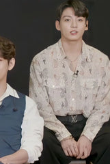 Jungkook Sand Paisley Shirt