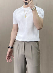 Jungkook Ribbed Knit Tee