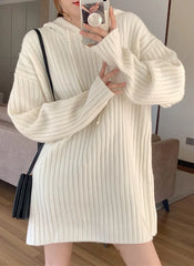 Jungwon Hooded Ribbed Dress