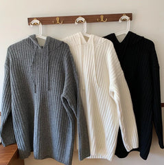 Jungwon Hooded Ribbed Dress