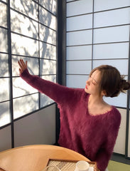 Jungwon Mink Sweater