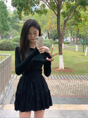 Karina Black Bandage Dress