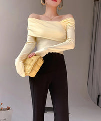 Karina Oblique Shoulder Top