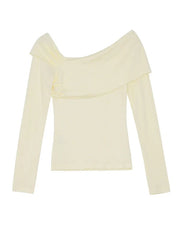 Karina Oblique Shoulder Top