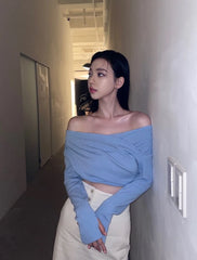 Karina Oblique Shoulder Top