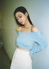 Karina Oblique Shoulder Top