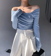 Karina Oblique Shoulder Top