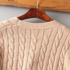 Taehyung Twist Knit Cardigan