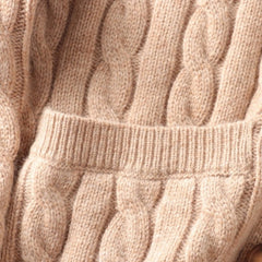 Taehyung Twist Knit Cardigan