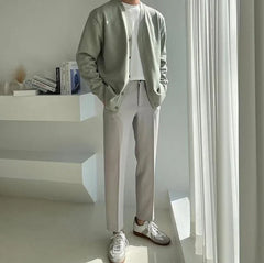 Suga Mint V-Neck Cardigan