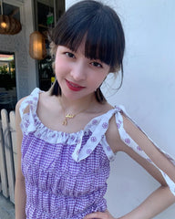 Lily Checkered Mini Dress